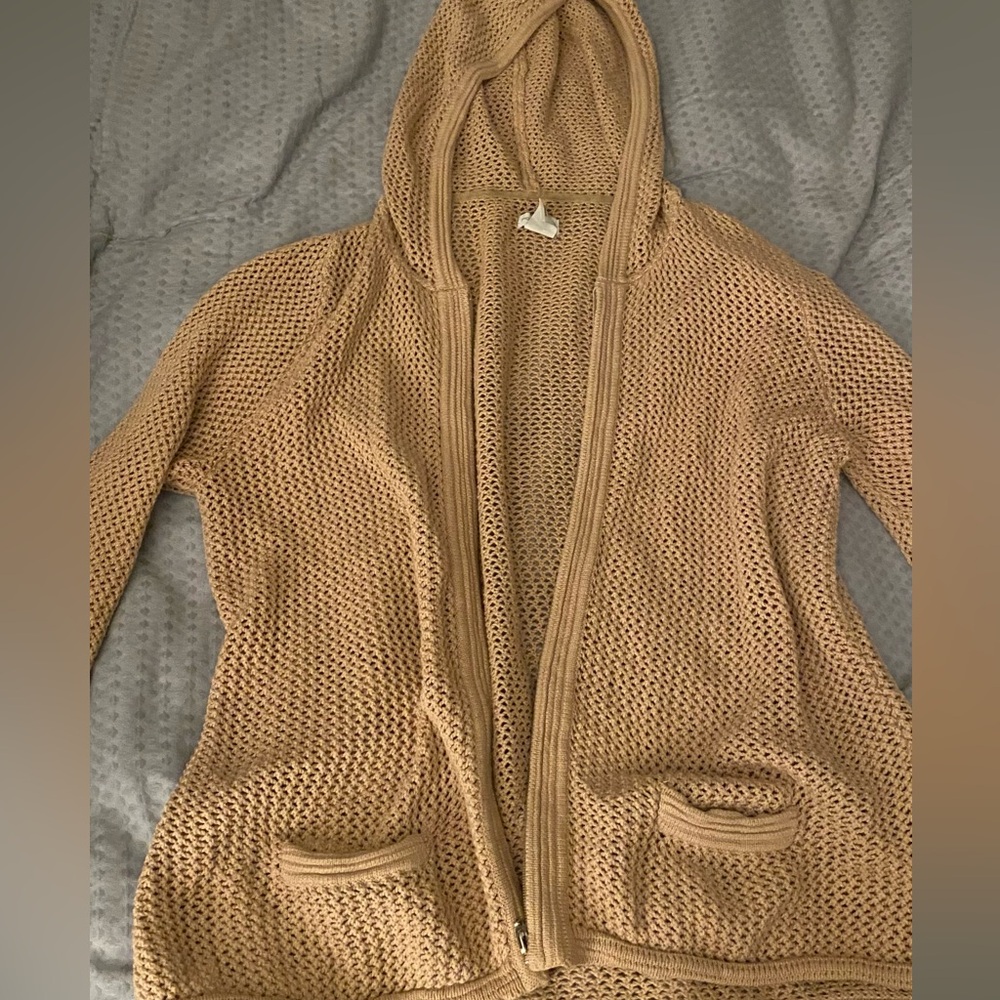 Zip up/ Beach cover up